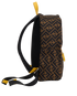 FF Backpack, &pound;395, Handbags, Brown/Yellow, Nylon, Side view